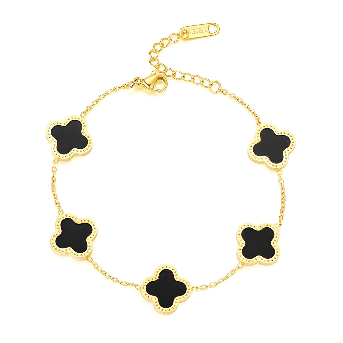 Four Leaf Clover Bracelet - Available in Other Colours