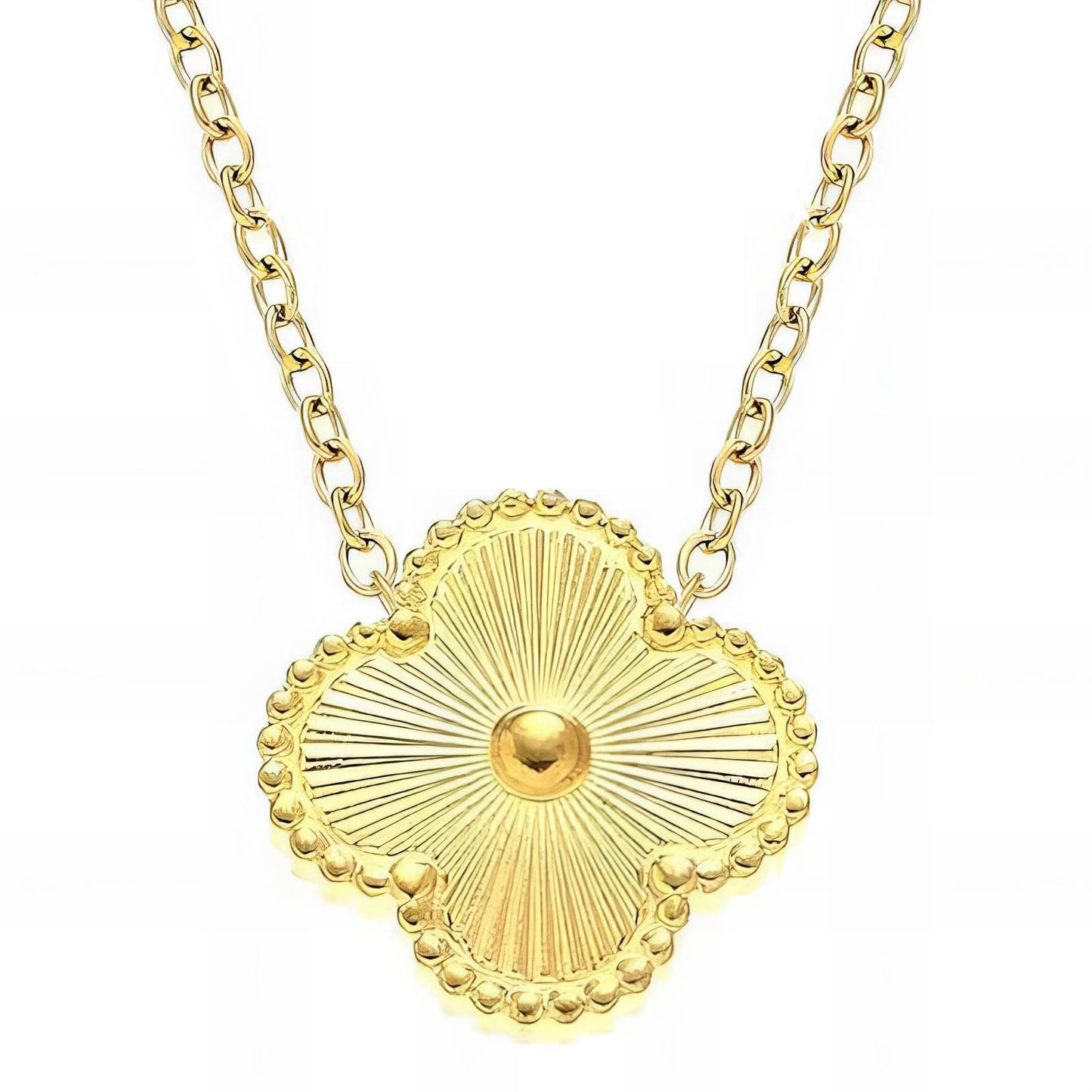 Four Leaf Clover Necklace - Gold