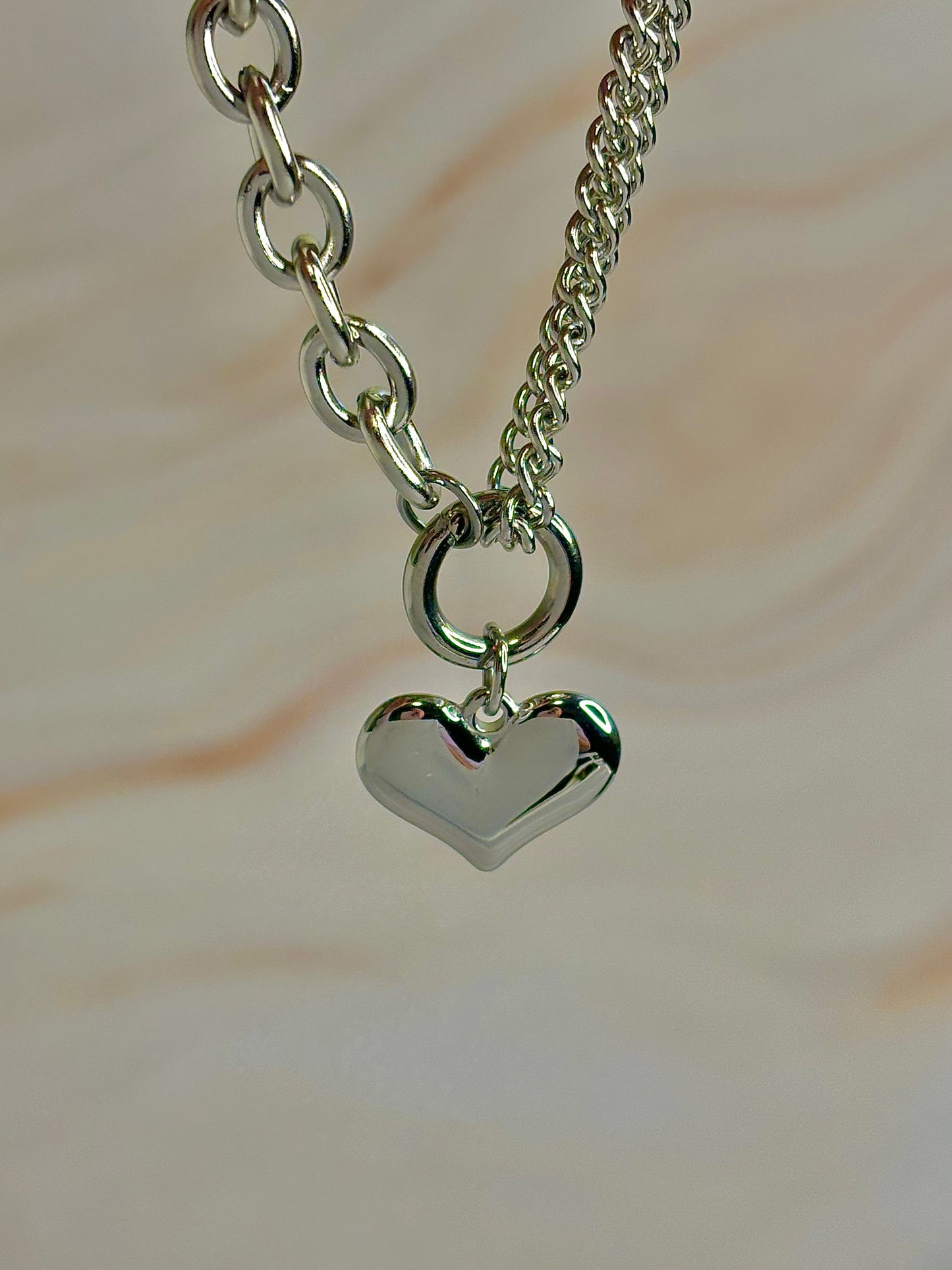 Bound Hearts Duo Chain Bracelet for Women - Available in Silver & Gold
