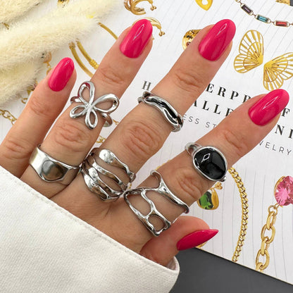 Sculpted Flow Ring