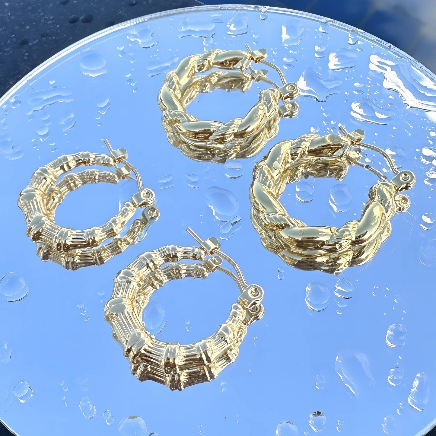 Rope Luxe Hoop Earrings