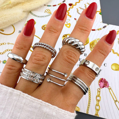 Sophisticated Swirl Ring - Available in Gold & Silver