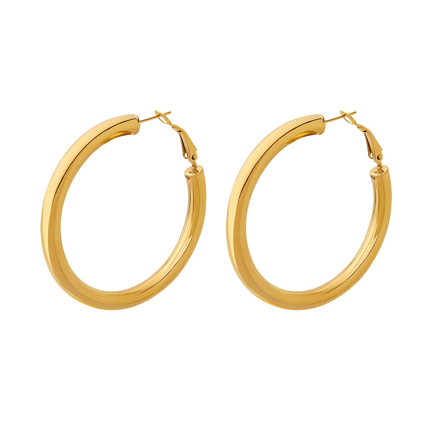 Timeless Thick hoops earrings