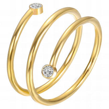 Sophisticated Swirl Ring - Available in Gold & Silver