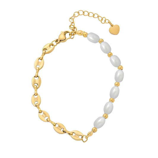 Pearl & Link Harmony Bracelet