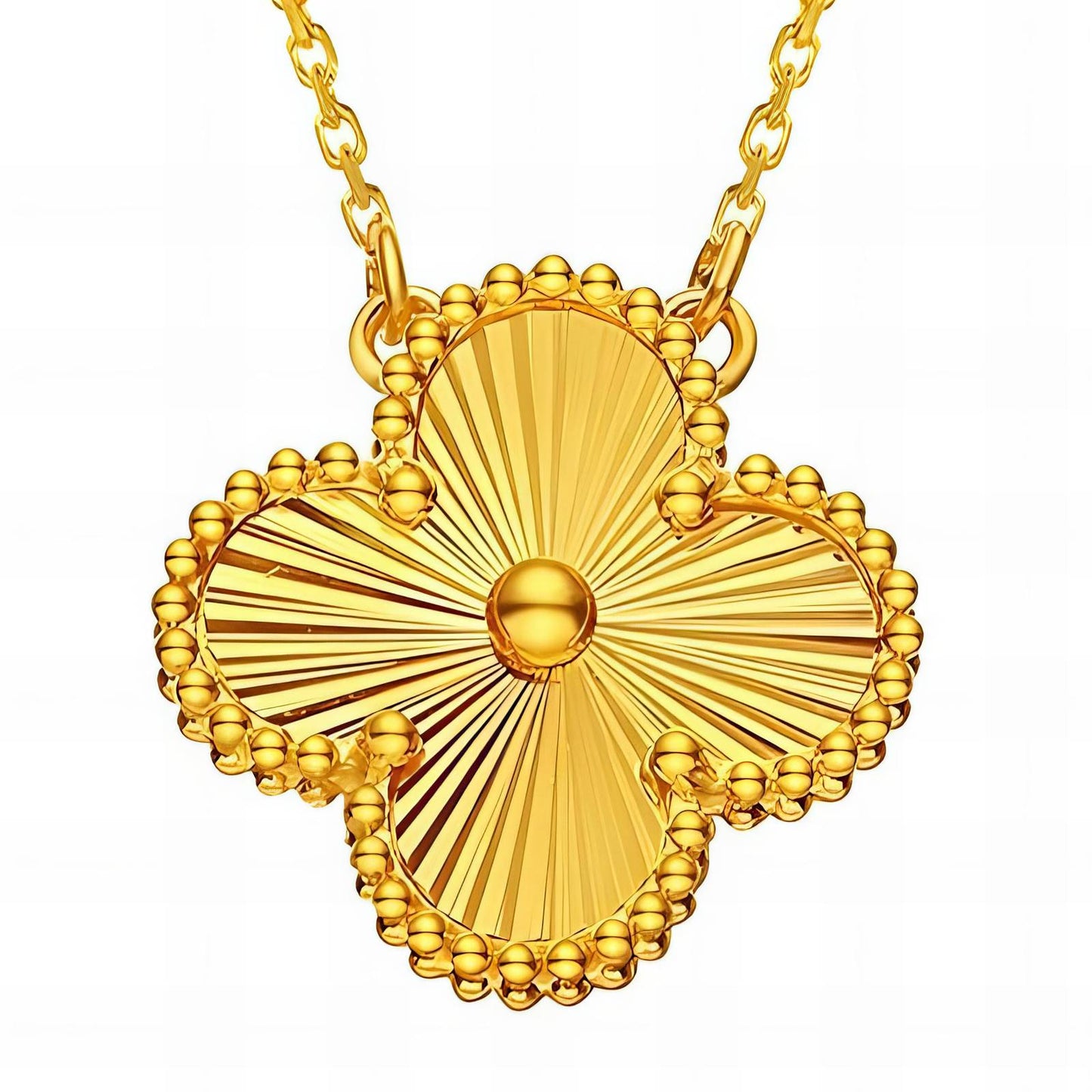 Four Leaf Clover Necklace - Gold