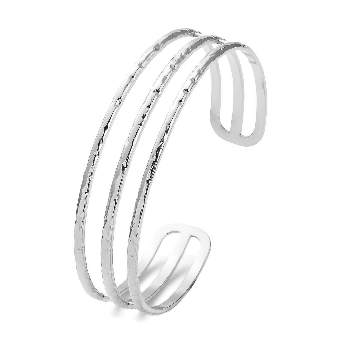 Silver Horizon Cuff Bracelet