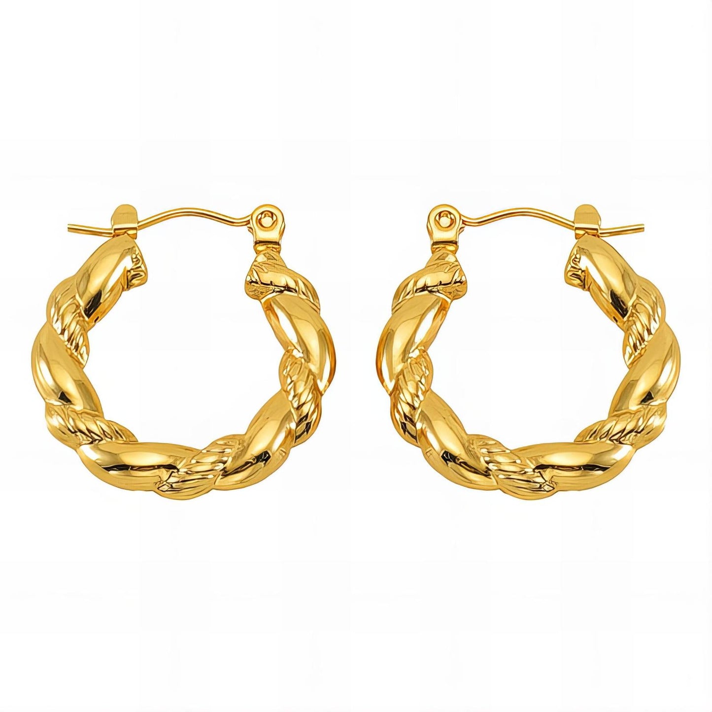 Rope Luxe Hoop Earrings