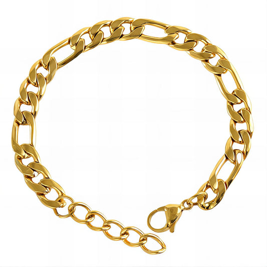 Luxe Link Contrast Bracelet - Gold Plated & Stainless Steel