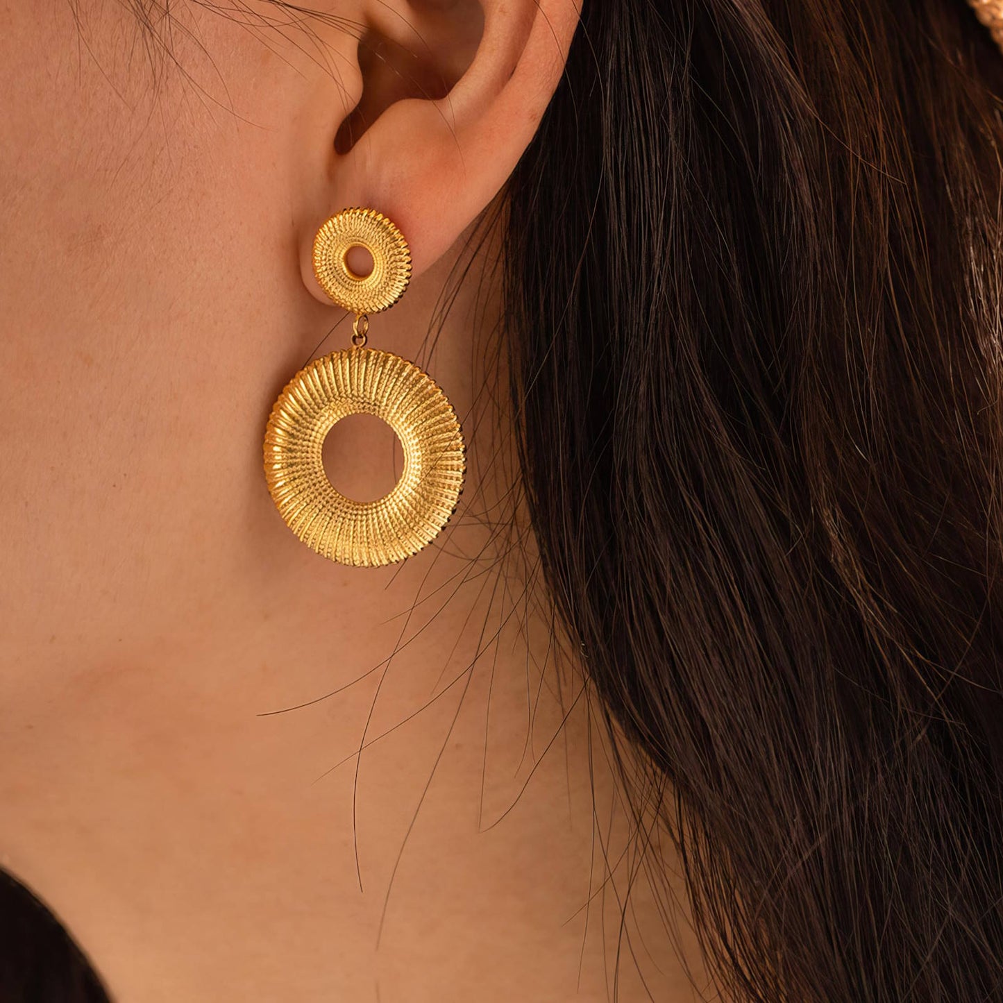 Sophisticated Round Dangle earrings