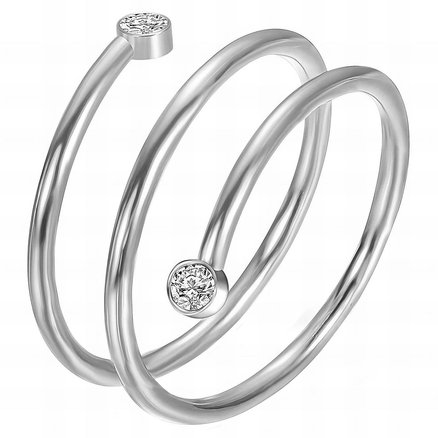 Sophisticated Swirl Ring - Available in Gold & Silver