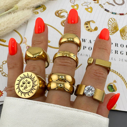 Twin Gleam Ring