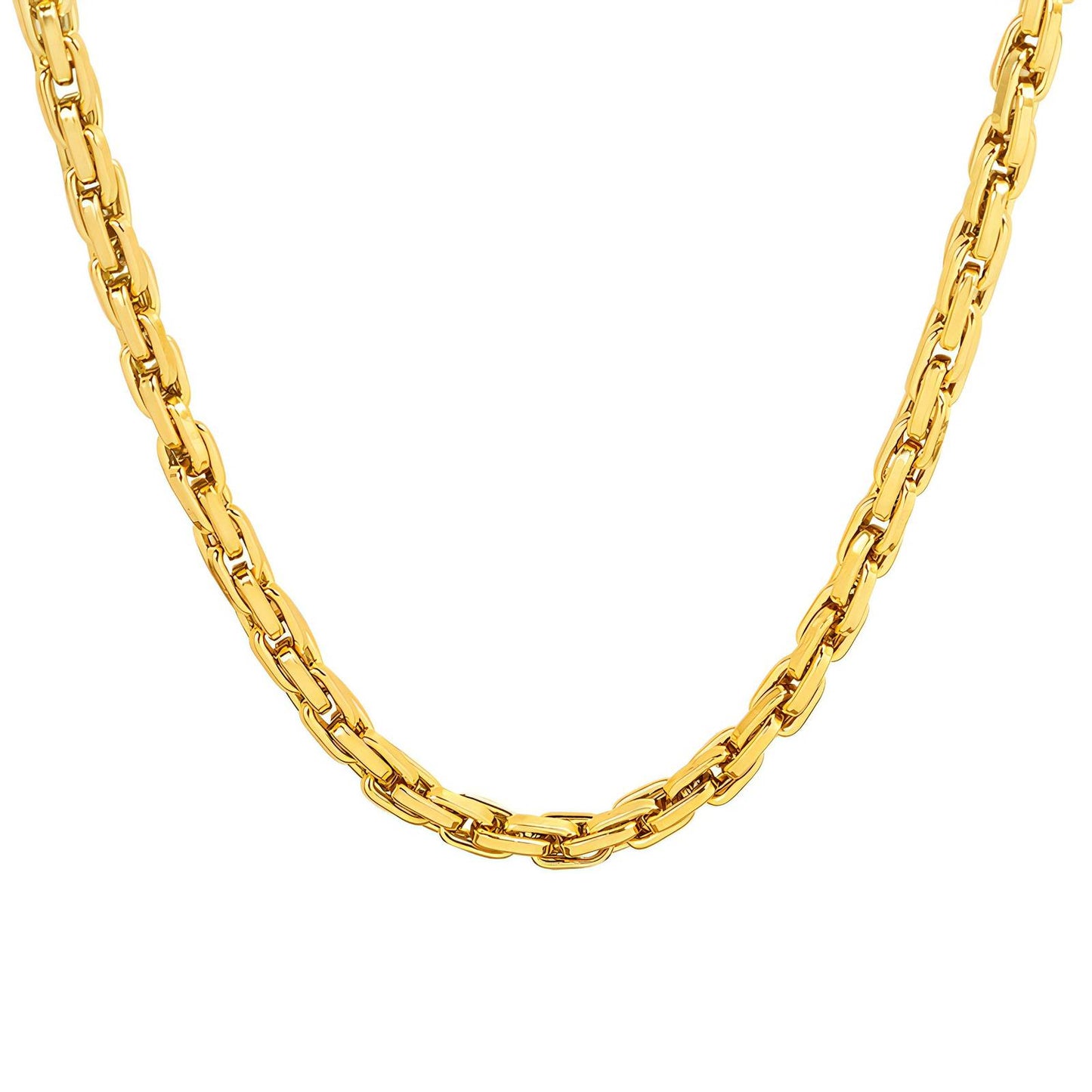 Dense Curb Links Necklace