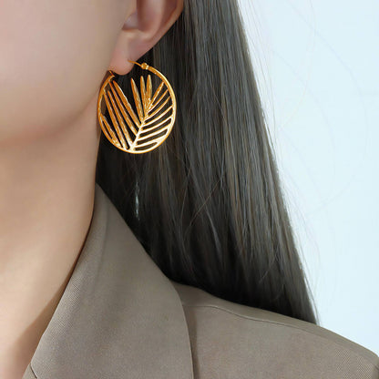 Leaf Drop Earrings