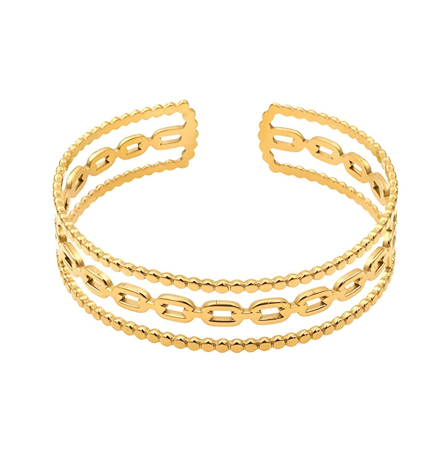 Layered Cuff Bangle